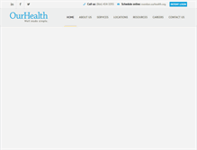 Tablet Screenshot of ourhealth.org